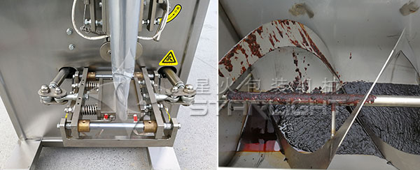 辣椒油包裝機細(xì)節(jié)展示